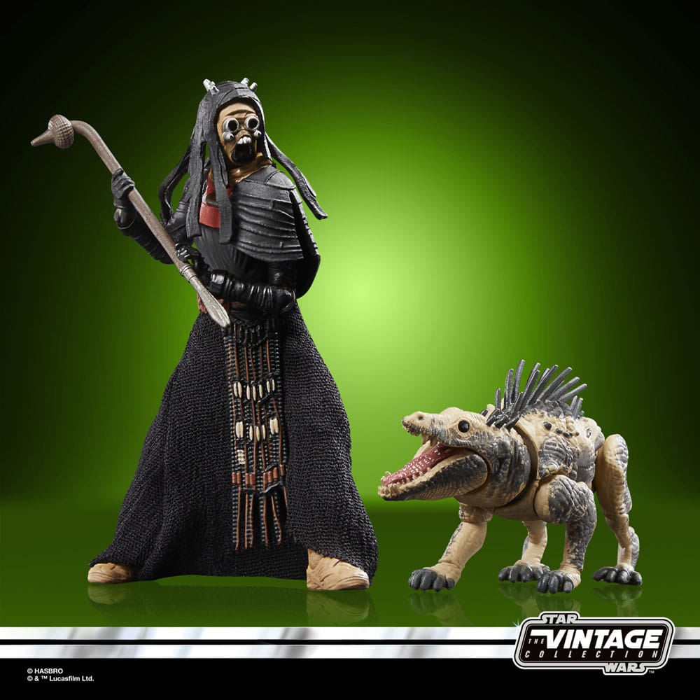 Star Wars: The Book of Boba Fett Figurines Tusken Warrior & Massiff 10 cm