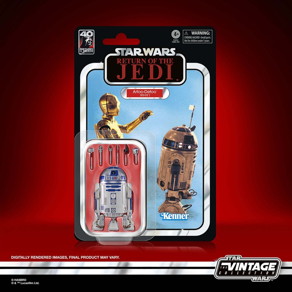 Star Wars Episode VI 40th Anniversary Black Series figurine Artoo-Detoo (R2-D2) 10 cm