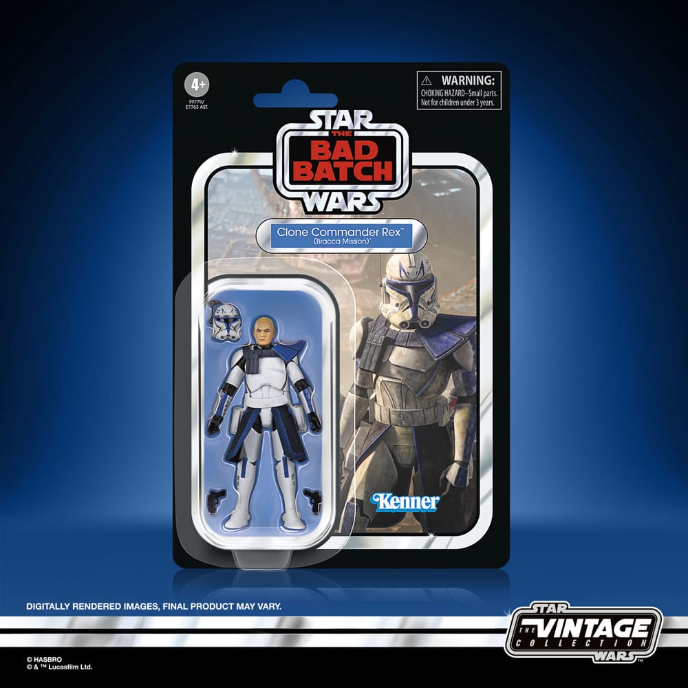 Star Wars: The Bad Batch Vintage Collection figurine Clone Commander Rex (Bracca Mission) 10 cm