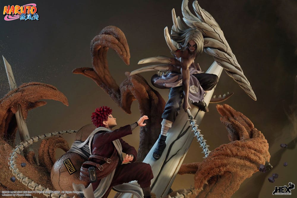 Naruto Shippuden statuette 1/6 Elite Dynamic Gaara vs Kimimaro 61 cm
