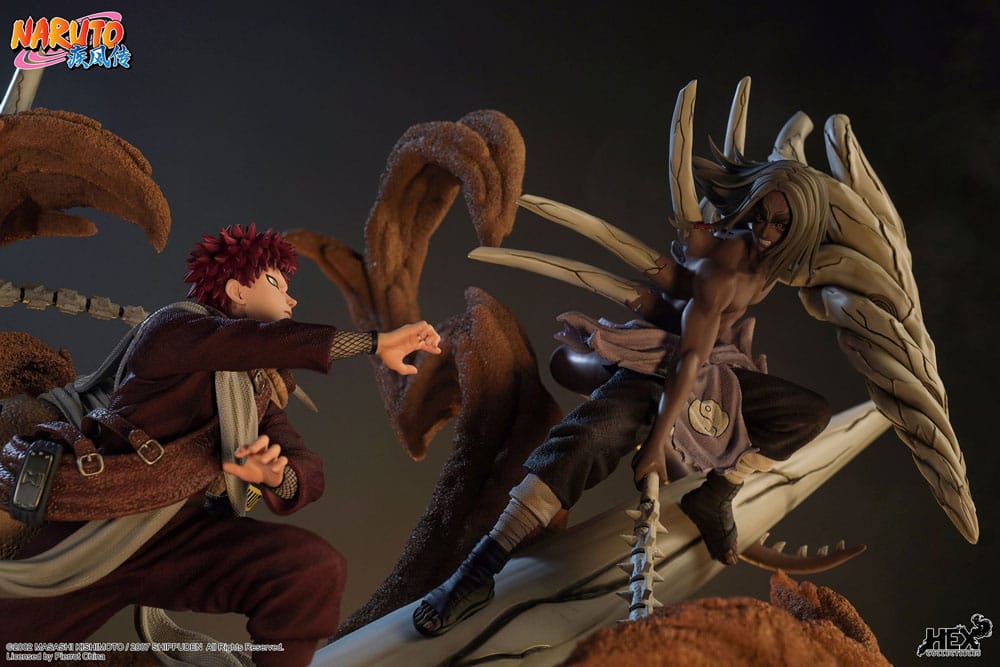 Naruto Shippuden statuette 1/6 Elite Dynamic Gaara vs Kimimaro 61 cm
