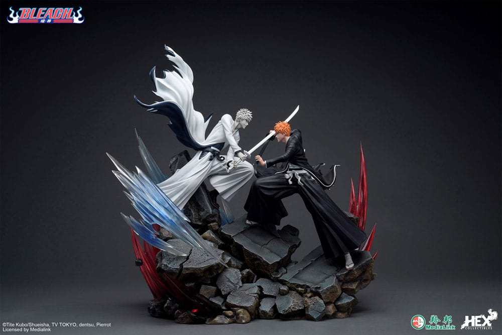 Bleach statuette 1/6 Elite Dynamic Ichigo Kurosaki vs Hollow Ichigo 56 cm