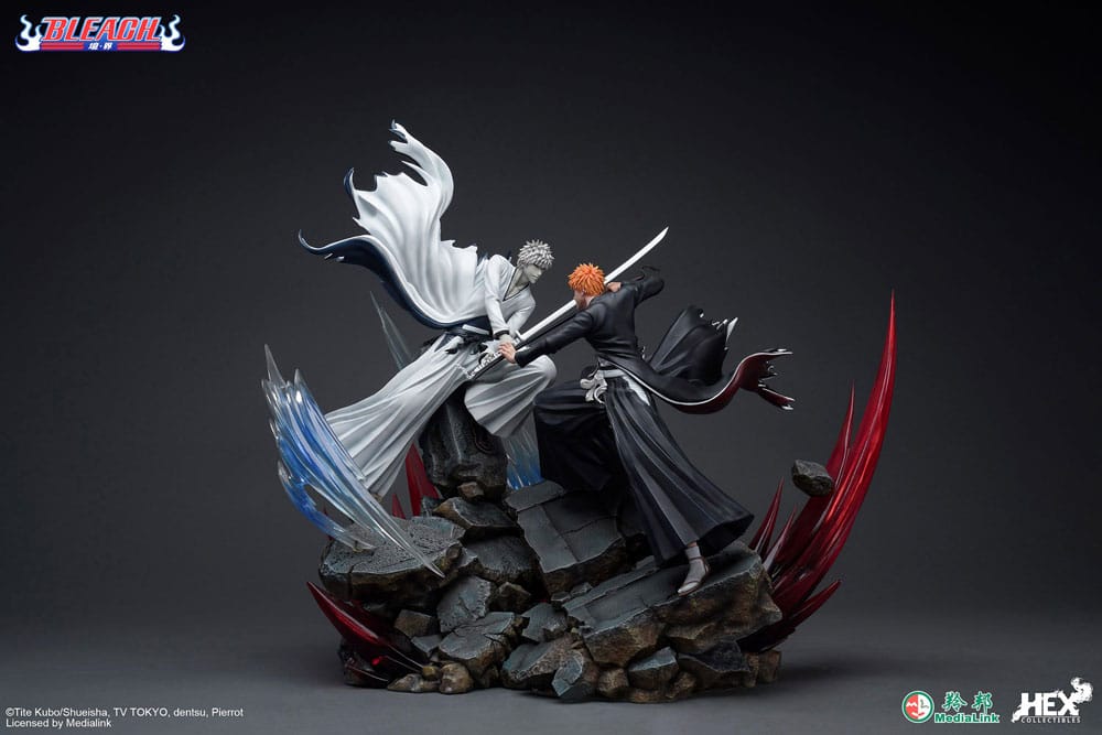 Bleach statuette 1/6 Elite Dynamic Ichigo Kurosaki vs Hollow Ichigo 56 cm