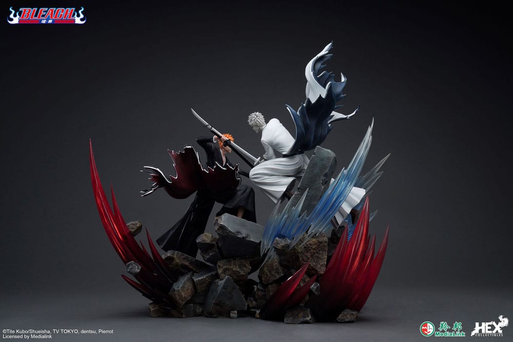 Bleach statuette 1/6 Elite Dynamic Ichigo Kurosaki vs Hollow Ichigo 56 cm