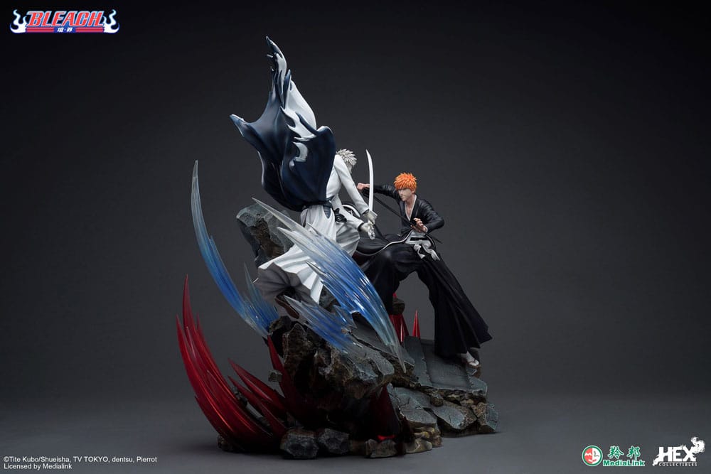 Bleach statuette 1/6 Elite Dynamic Ichigo Kurosaki vs Hollow Ichigo 56 cm