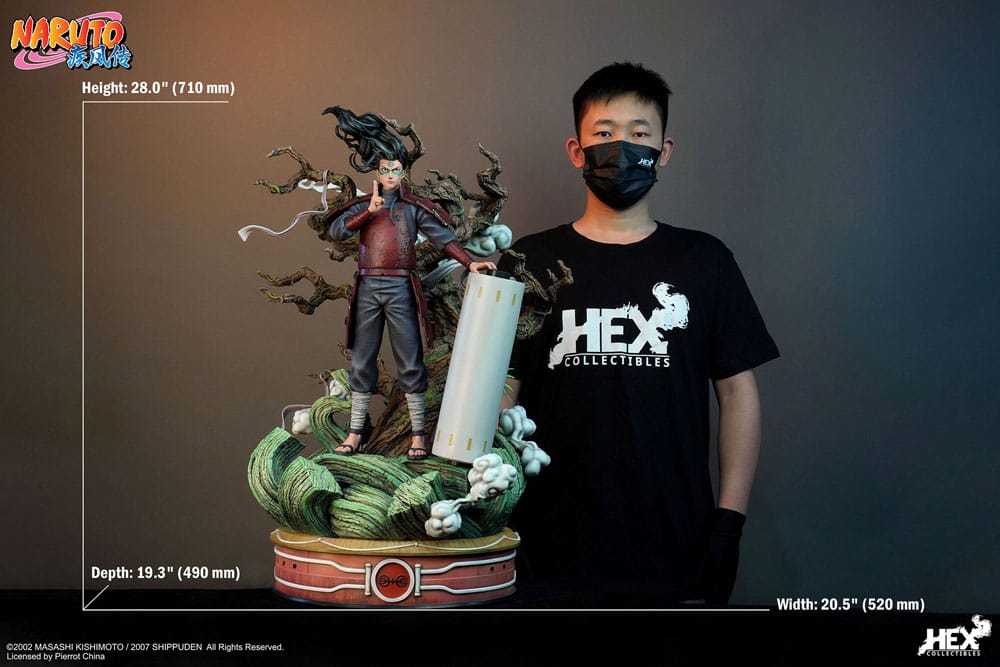 Naruto Shippuden statuette 1/4 Master Museum Senju Hashirama 71 cm