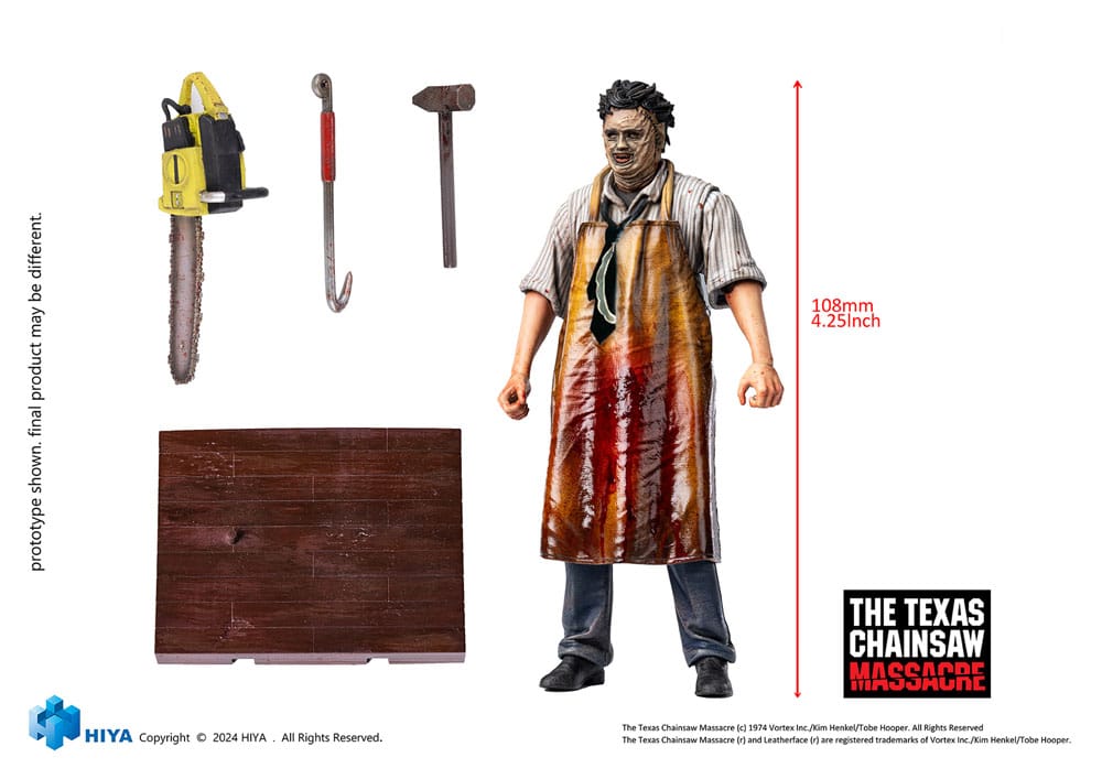 Texas Chainsaw Massacre (1974) figurine 1/18 Exquisite Mini Killing Mask 11 cm