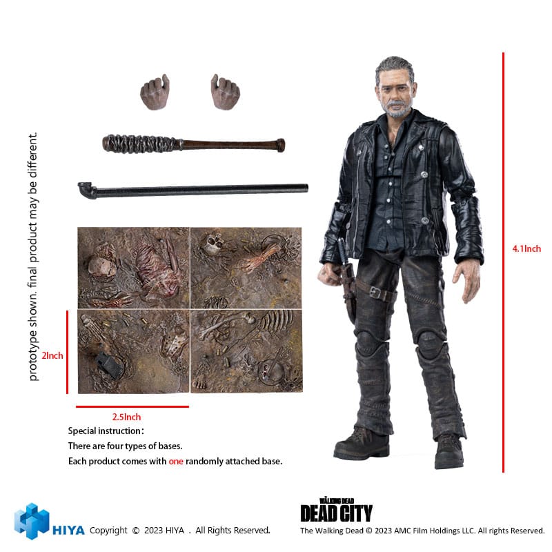 The Walking Dead figurine 1/18 Exquisite Mini Dead City Negan 11 cm