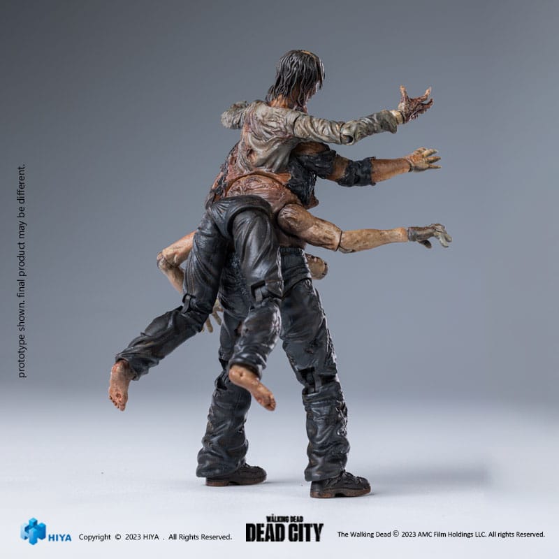 The Walking Dead figurine 1/18 Exquisite Mini Dead City Walker King 11 cm