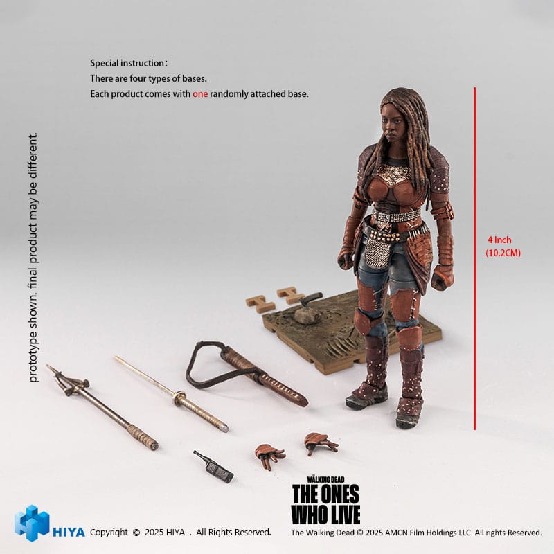 The Walking Dead: The Ones Who Lived figurine 1/18 Exquisite Mini Michonne 10 cm