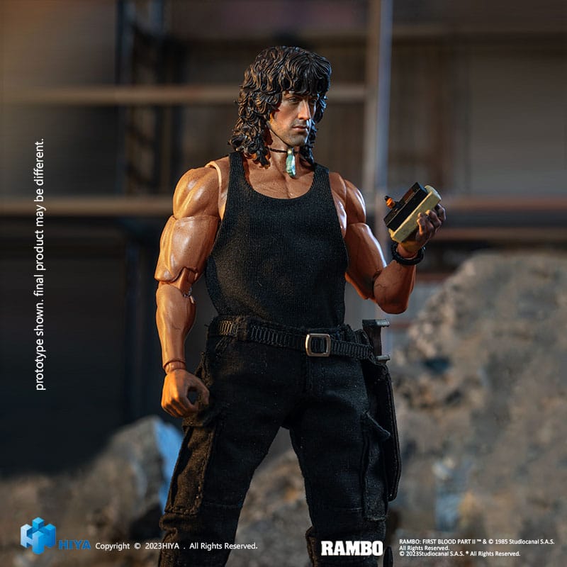Rambo figurine 1/12 Exquisite Super Series First Blood III John Rambo 16 cm