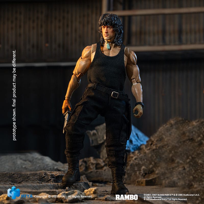 Rambo figurine 1/12 Exquisite Super Series First Blood III John Rambo 16 cm