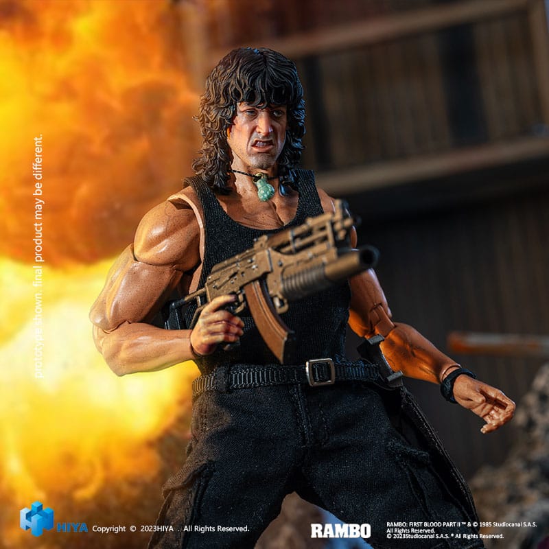 Rambo figurine 1/12 Exquisite Super Series First Blood III John Rambo 16 cm