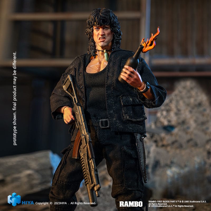 Rambo figurine 1/12 Exquisite Super Series First Blood III John Rambo 16 cm
