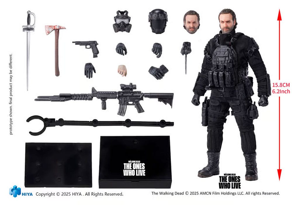 Figurine The Walking Dead : Ceux qui ont survécu 1/12 Exquisite Super Series Rick 16 cm