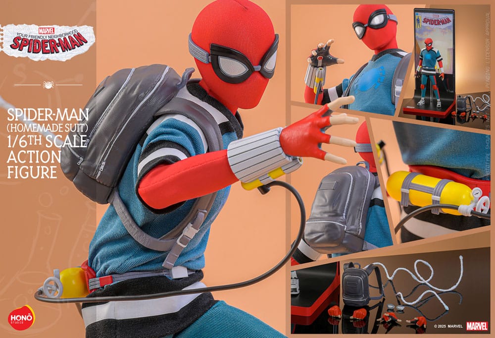 Votre fidèle serviteur Spider-Man figurine 1/6 Spider-Man (Homemade Suit) 29 cm
