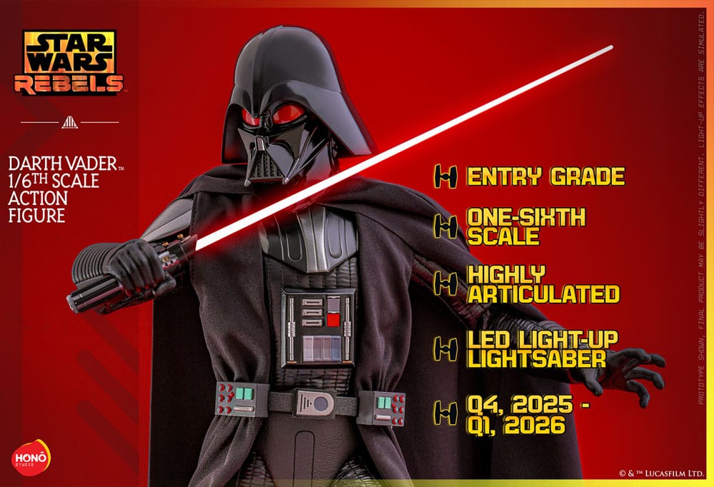 Figurine Star Wars : Rebels 1/6 Dark Vador 34 cm