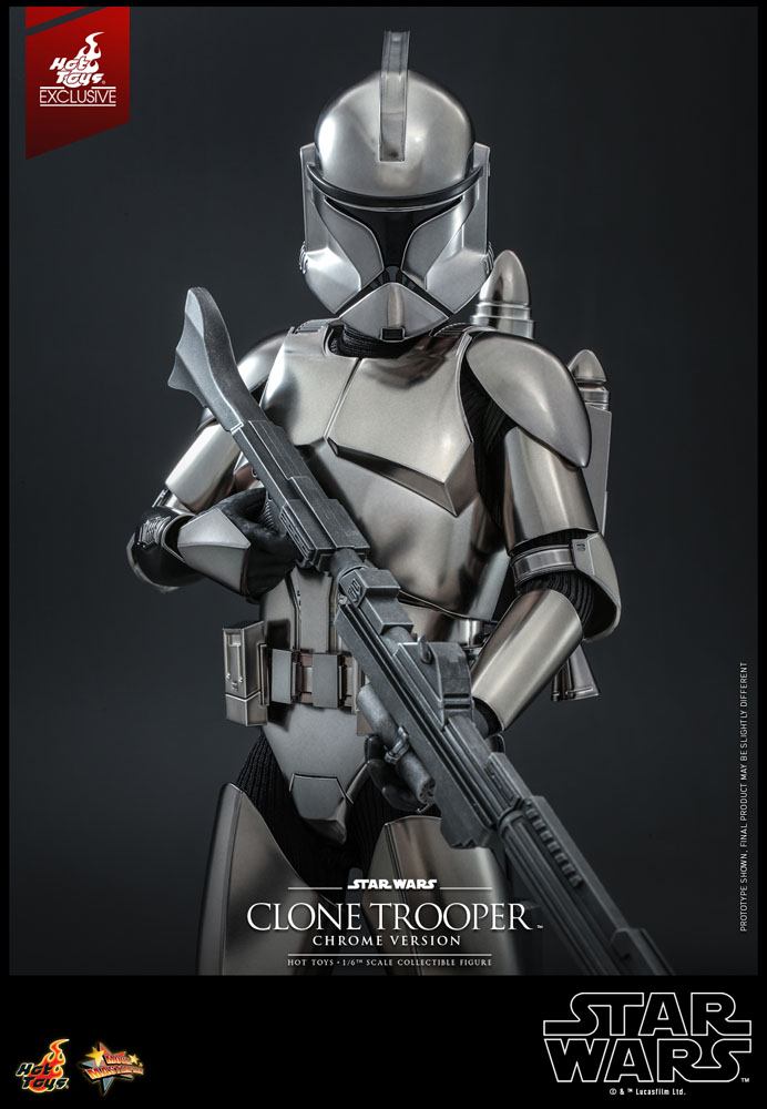 Star Wars figurine Clone Trooper (Chrome Version)