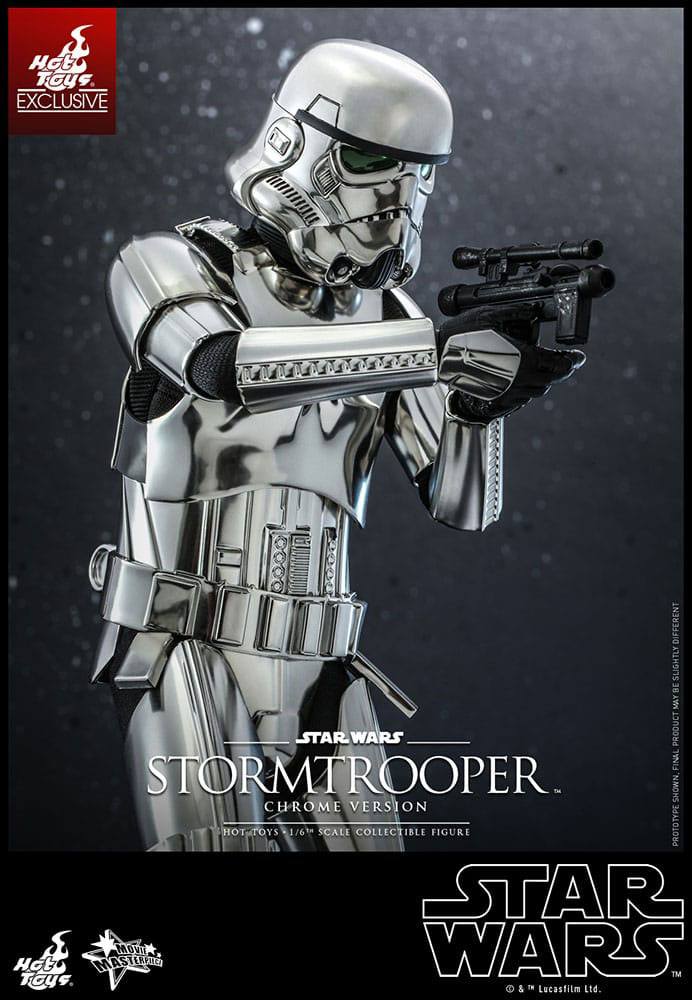 Star Wars figurine Hot Toys Stormtrooper (Chrome Version) 30 cm