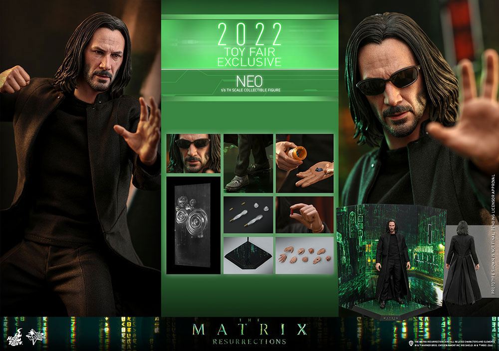 The Matrix Résurrections figurine 1/6 Neo Toy Fair Exclusive 32 cm