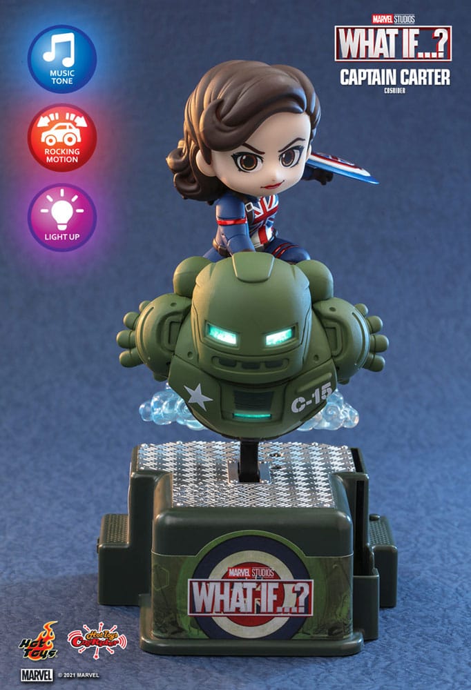 What If...? figurine sonore et lumineuse CosRider Captain Carter 14 cm