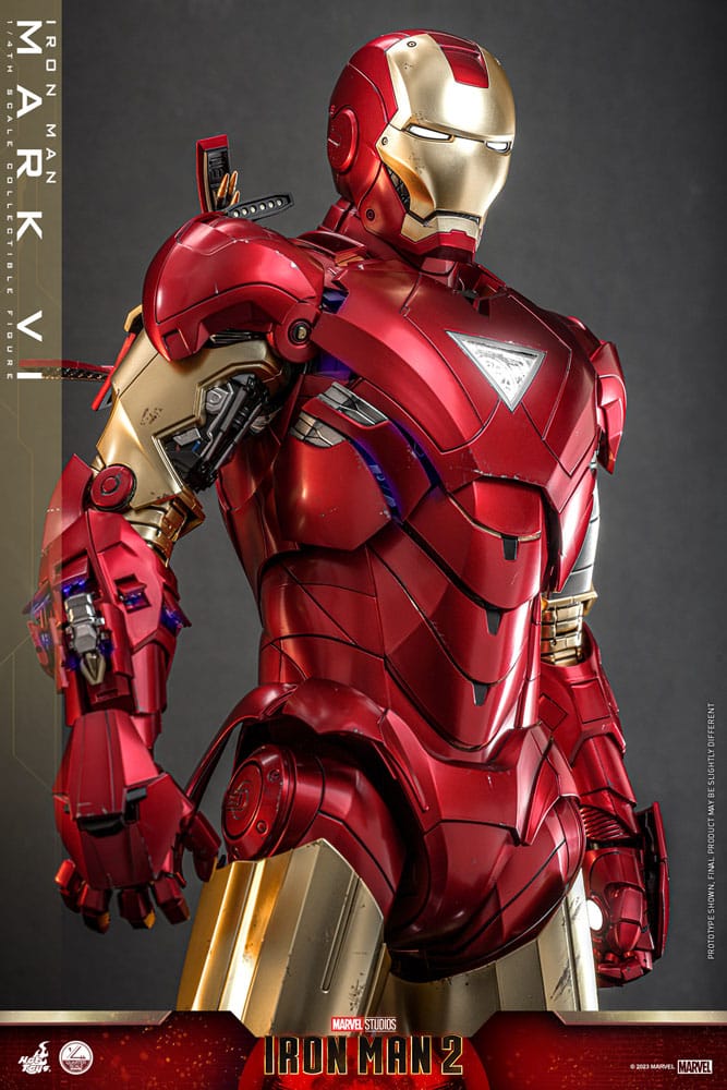 Iron Man 2 figurine 1/4 Iron Man Mark VI 48 cm