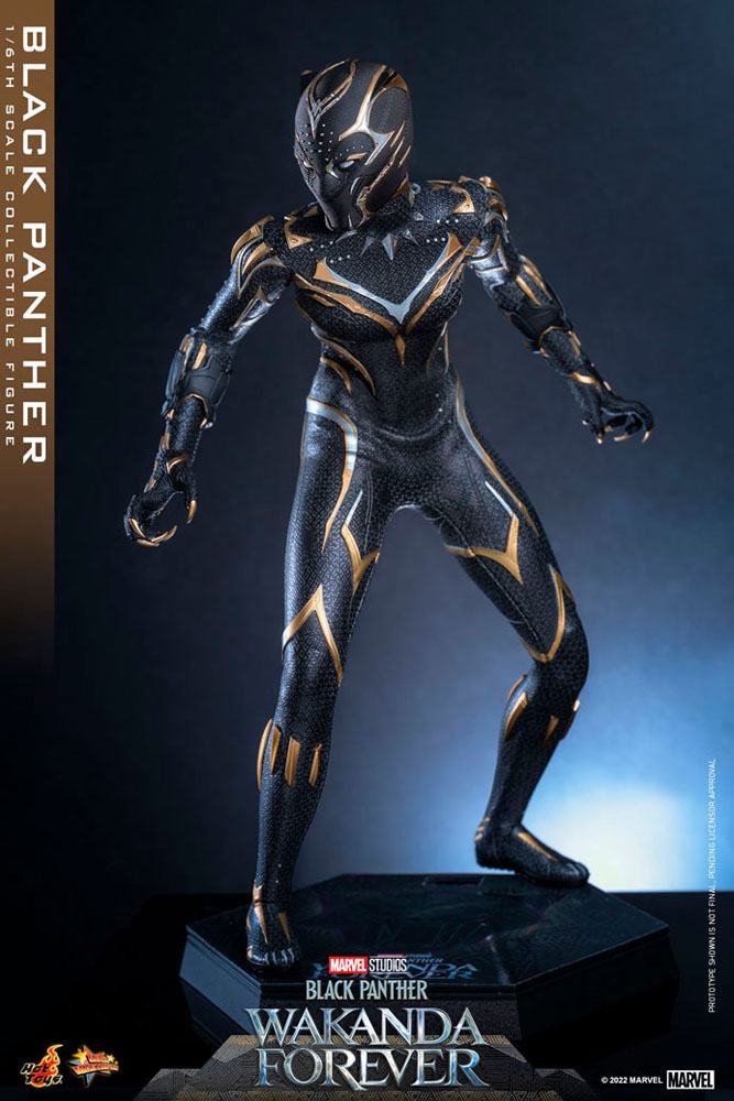 Black Panther: Wakanda Forever : Figurine Movie Masterpiece 1/6 Black Panther 28 cm