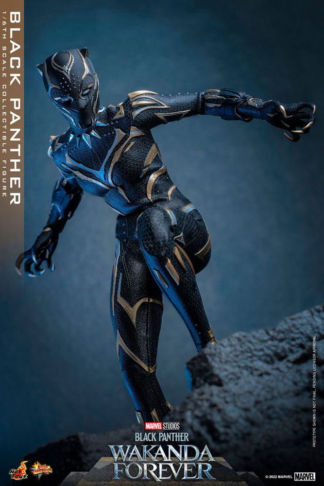 Black Panther: Wakanda Forever : Figurine Movie Masterpiece 1/6 Black Panther 28 cm