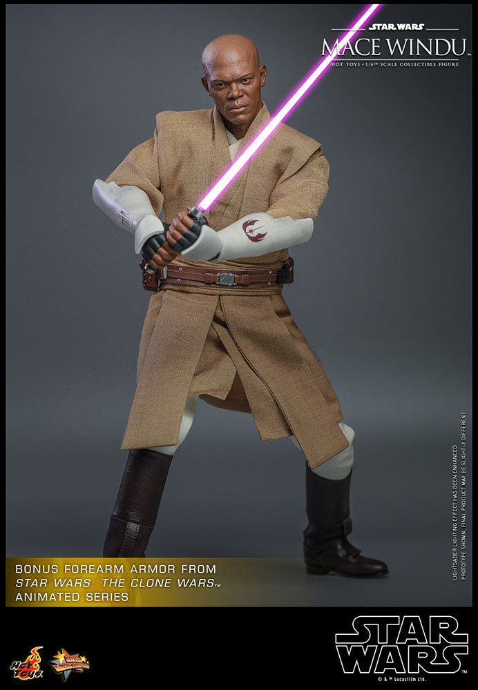 Star Wars: Episode II : Figurine 1/6 Mace Windu 32 cm