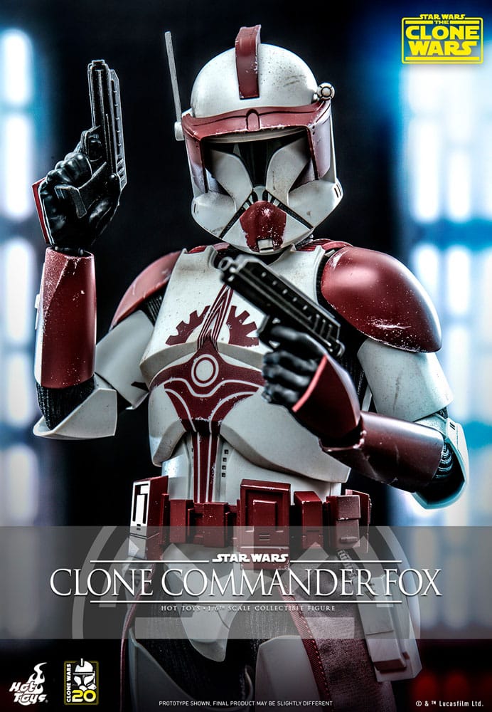Star Wars: The Clone Wars figurine Hot Toys Clone Commander Fox
