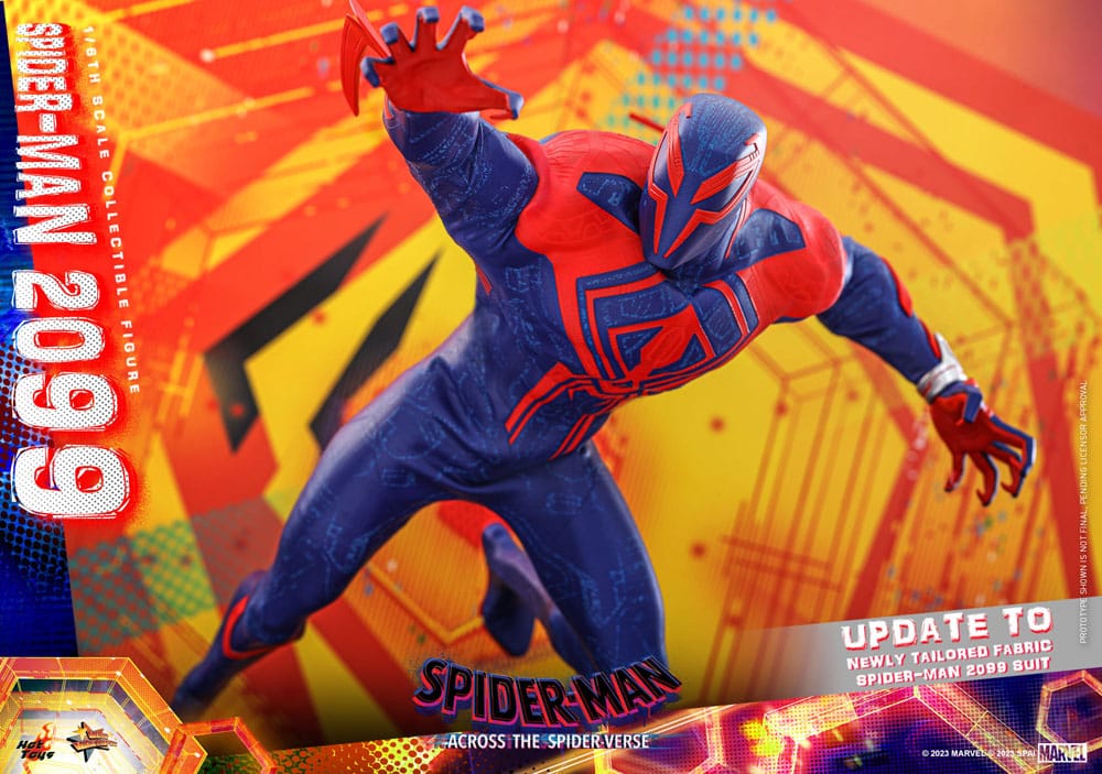 Spider-Man: Across the Spider-Verse figurine Masterpiece 1/6 Spider-Man 2099 33 cm