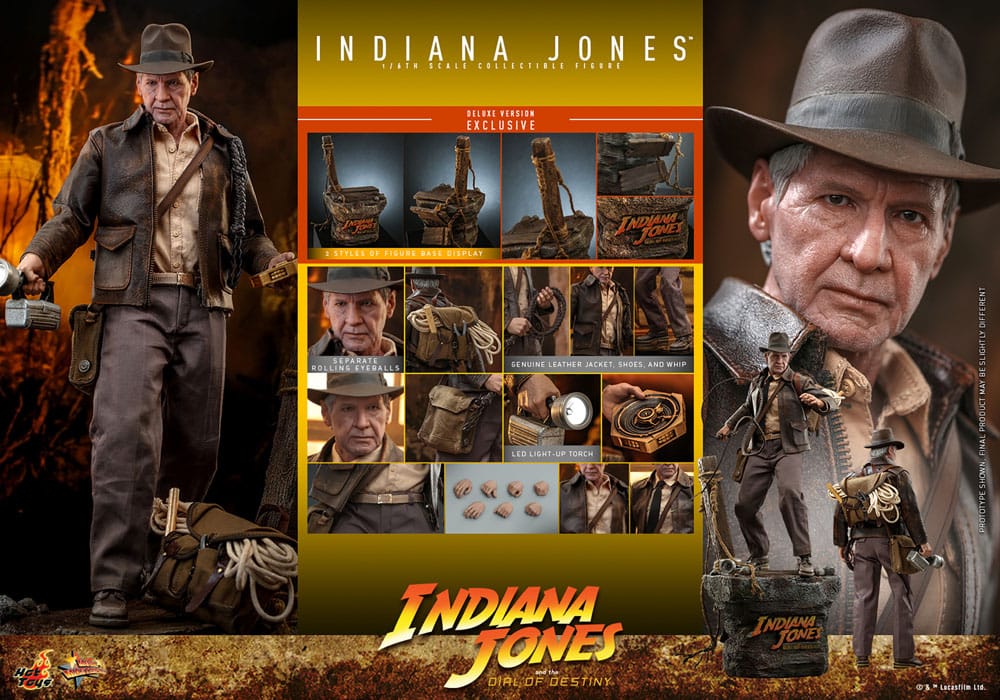 Indiana Jones figurine Movie Masterpiece 1/6 Indiana Jones (Deluxe Version) 30 cm