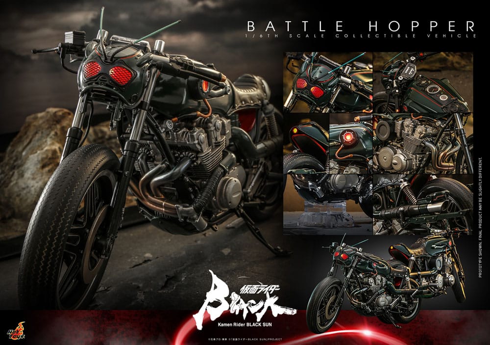Kamen Rider Black Sun Véhicule Movie Masterpiece 1/6 Battle Hopper 37 cm