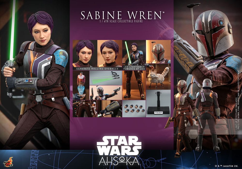 Star Wars: Ahsoka figurine 1/6 Sabine Wren 28 cm