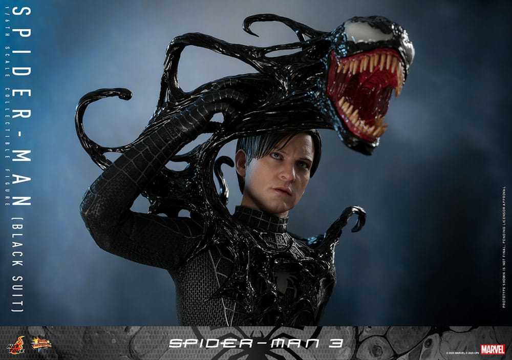 Spider-Man 3 figurine Movie Masterpiece 1/6 Spider-Man (Black Suit) (Deluxe Version) 30 cm