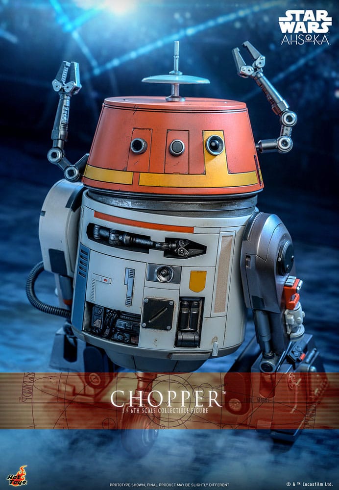 Star Wars: Ahsoka figurine 1/6 Chopper 18 cm Action figures: 30 cm