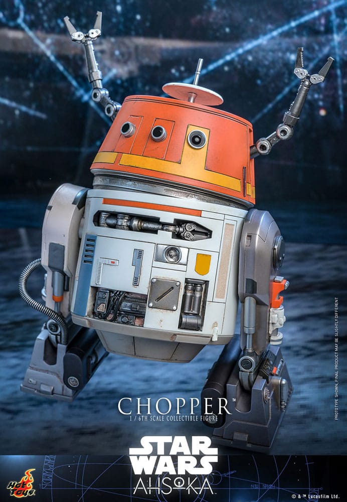 Star Wars: Ahsoka figurine 1/6 Chopper 18 cm Action figures: 30 cm