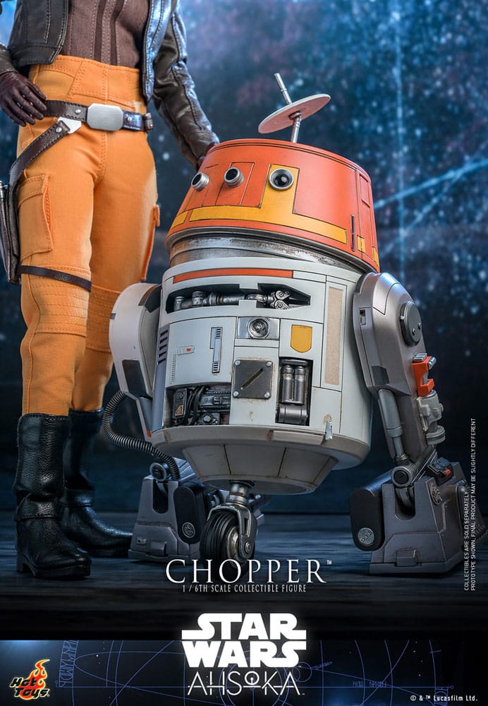 Star Wars: Ahsoka figurine 1/6 Chopper 18 cm Action figures: 30 cm
