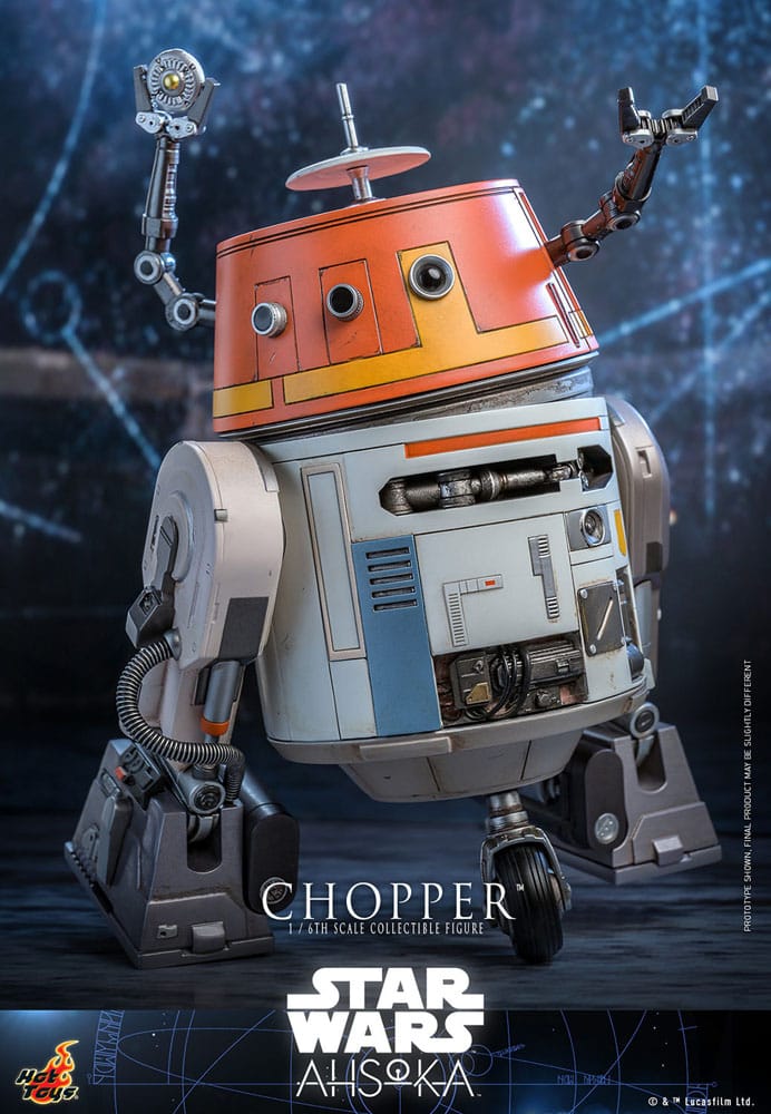 Star Wars: Ahsoka figurine 1/6 Chopper 18 cm Action figures: 30 cm
