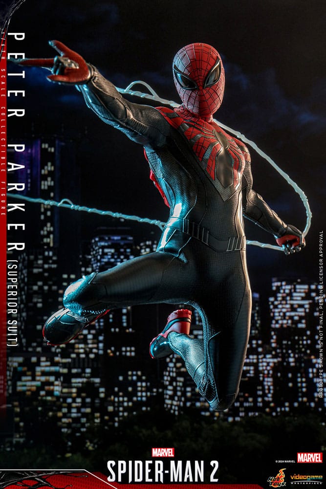 Spider-Man 2 figurine Video Game Masterpiece 1/6 Peter Parker (Superior Suit) 30 cm