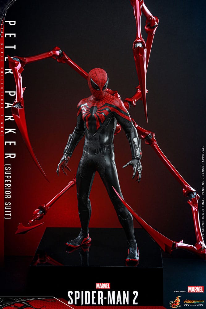 Spider-Man 2 figurine Video Game Masterpiece 1/6 Peter Parker (Superior Suit) 30 cm