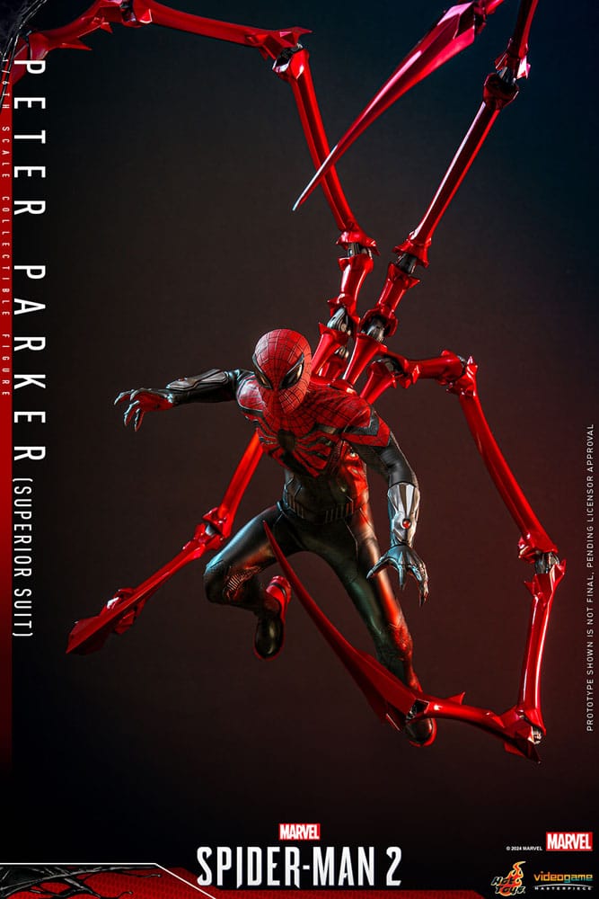 Spider-Man 2 figurine Video Game Masterpiece 1/6 Peter Parker (Superior Suit) 30 cm