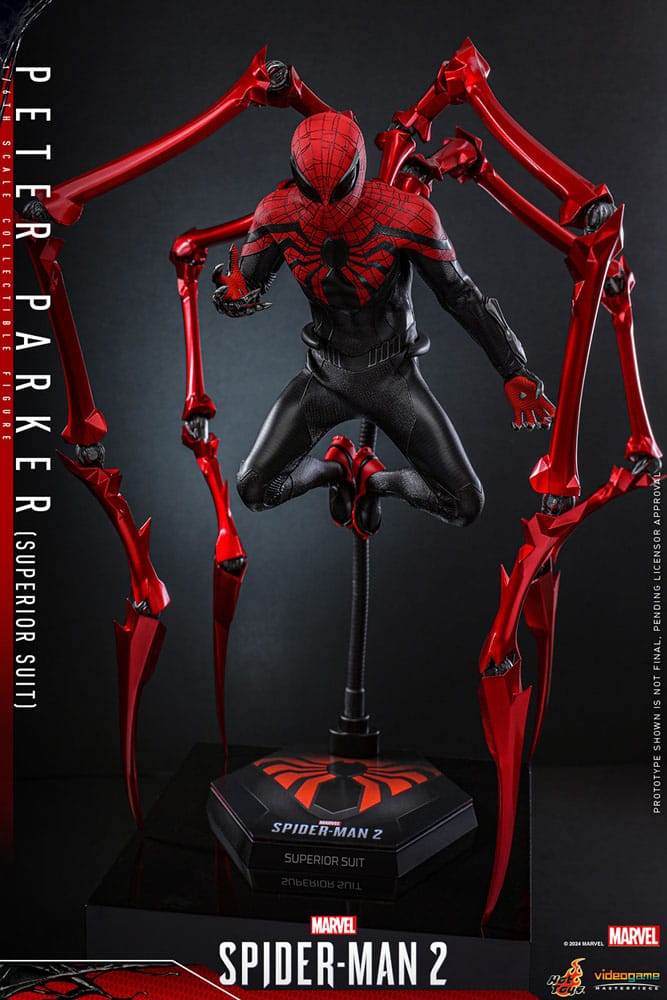 Spider-Man 2 figurine Video Game Masterpiece 1/6 Peter Parker (Superior Suit) 30 cm