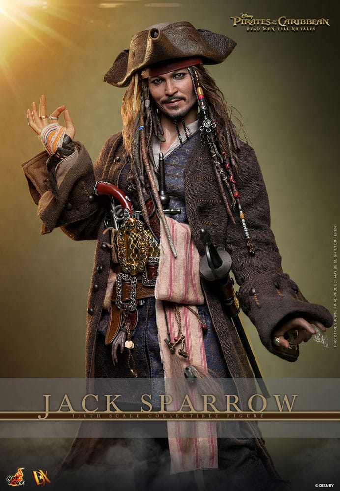 Pirates des Caraïbes : La Vengeance de Salazar figurine DX 1/6 Jack Sparrow 30 cm