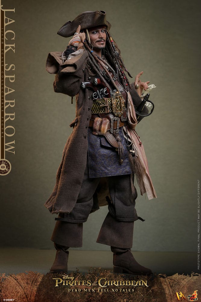 Pirates des Caraïbes : La Vengeance de Salazar figurine DX 1/6 Jack Sparrow 30 cm