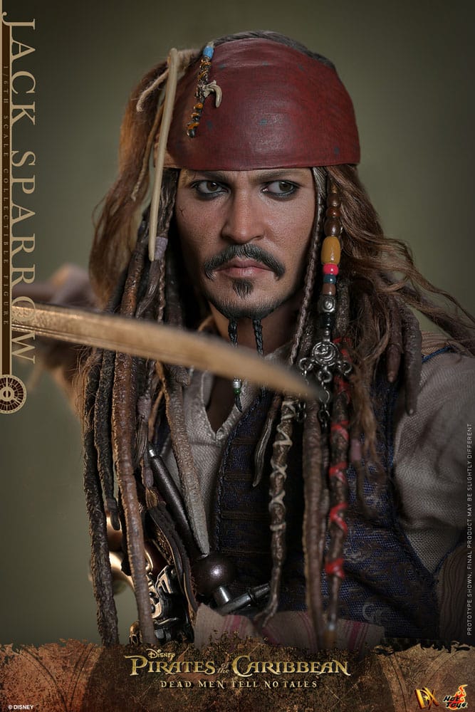 Pirates des Caraïbes : La Vengeance de Salazar figurine DX 1/6 Jack Sparrow 30 cm