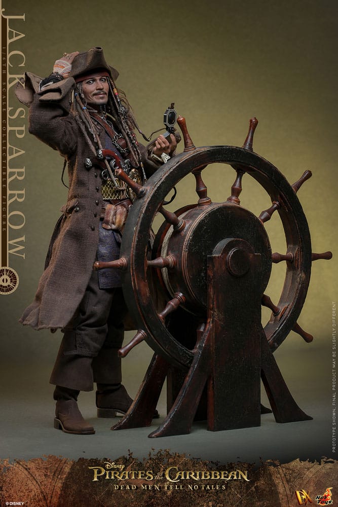 Pirates des Caraïbes : La Vengeance de Salazar figurine DX 1/6 Jack Sparrow 30 cm
