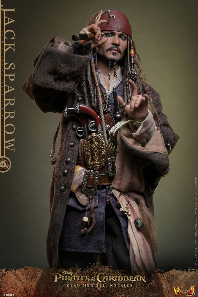 Pirates des Caraïbes : La Vengeance de Salazar figurine DX 1/6 Jack Sparrow 30 cm