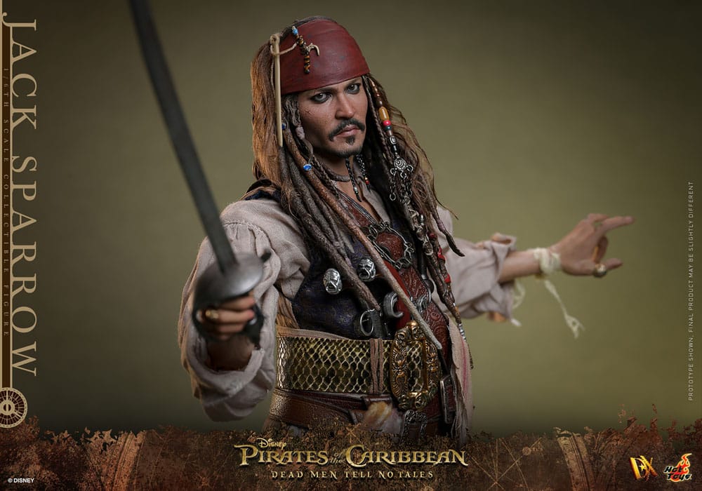 Pirates des Caraïbes : La Vengeance de Salazar figurine DX 1/6 Jack Sparrow 30 cm