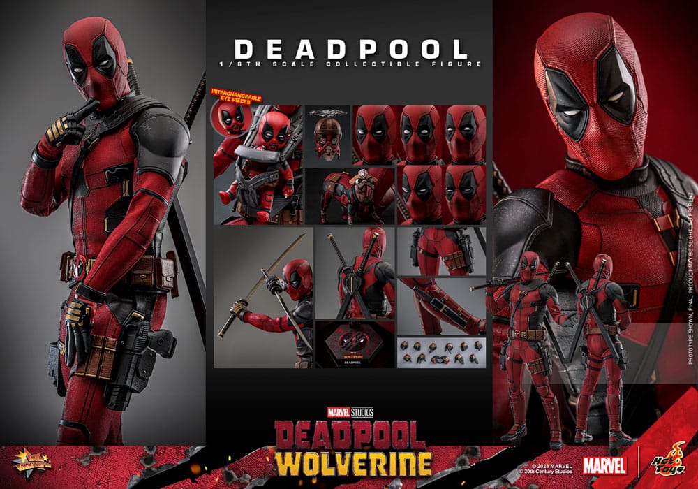 Deadpool Wolverine Movie Masterpiece figurine 1/6 Deadpool 31 cm
